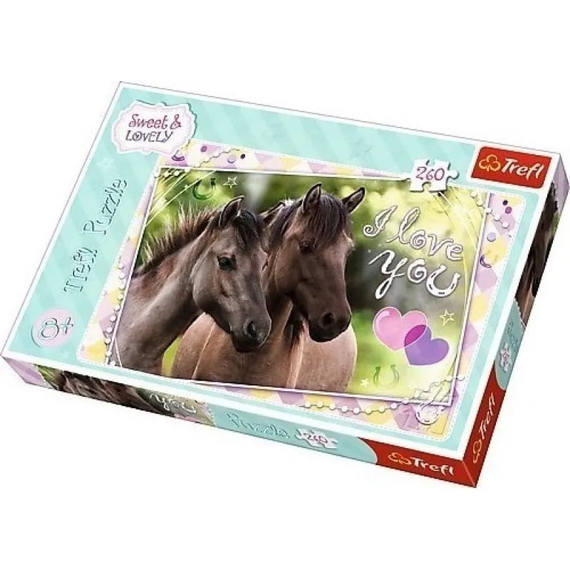 Trefl Puzzle 260 Pcs We Love Horses 13213