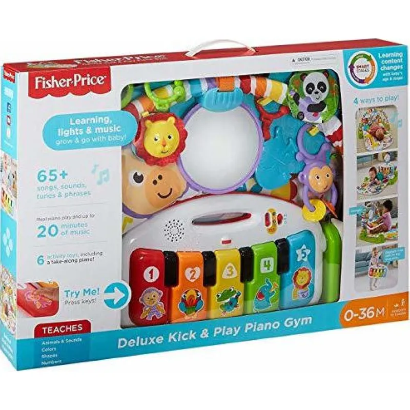 Fisher Price - Εκπαιδευτικό Γυμναστήριο-Μουσικό Πιανάκι FWT15
