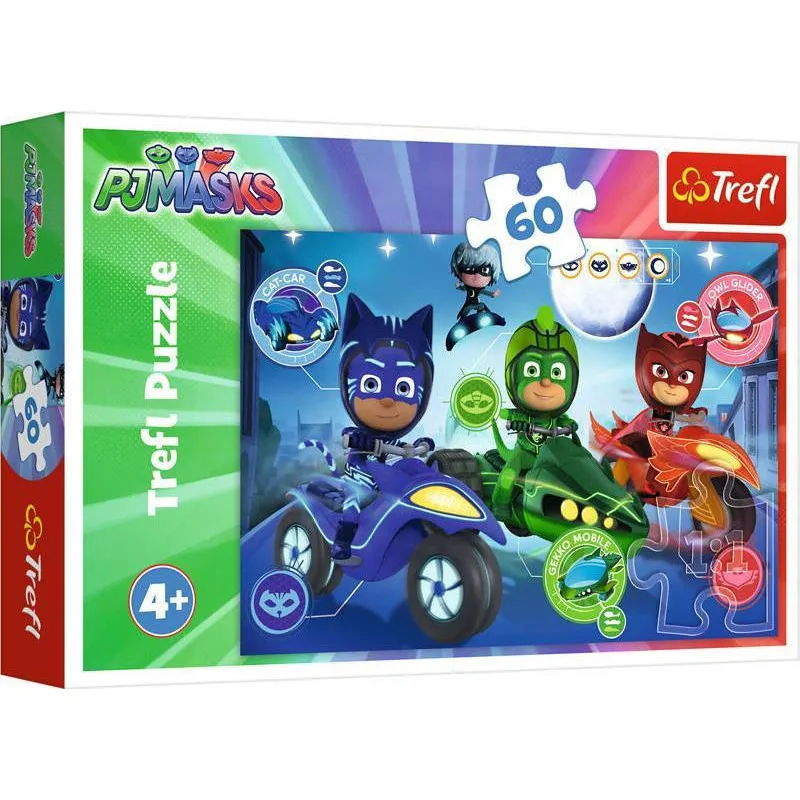 Trefl - Puzzle  PJ Masks 60 Pcs 17324