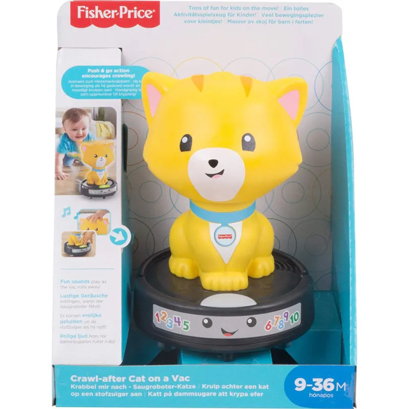Fisher-Price - Laugh And Learn, Σκούπα Ρομπότ Με Γατάκι GMX70