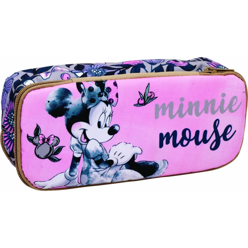 Gim - Κασετίνα Με Διπλό Φερμουάρ, Minnie Poetic 340-52144