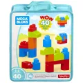 Fisher Price - Mega Blocks, Τσάντα Με Τουβλάκια 40 Tμχ FKL01 Fisher Price - Mega Blocks, Τσάντα Με Τουβλάκια 40 Tμχ FKL01