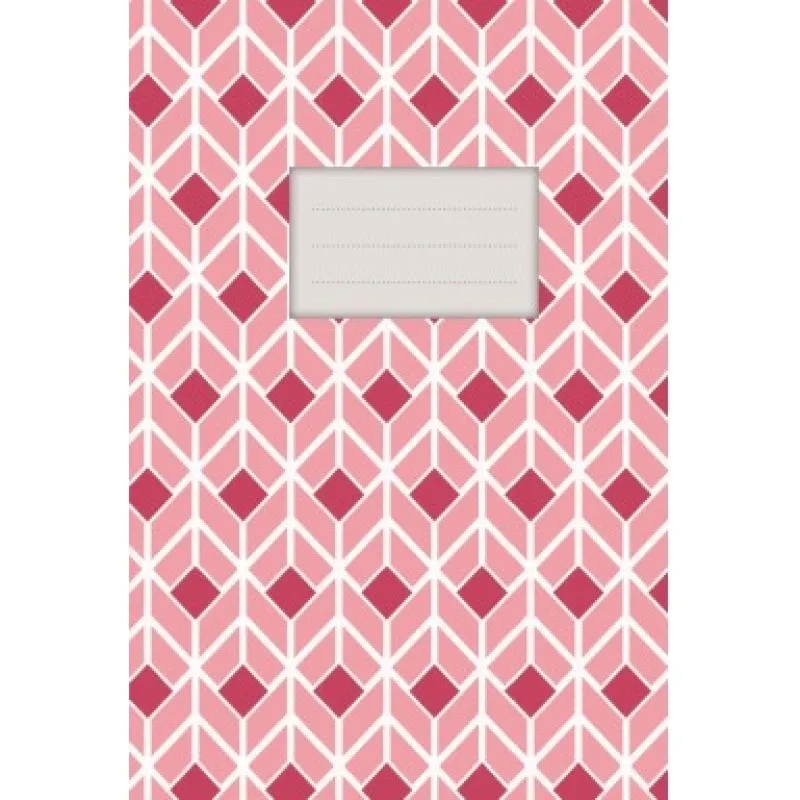 For You - Σημειωματάριο Ριγέ B6 11,5x16,5 64 Φύλλα, Ροζ Ρόμβοι 84011