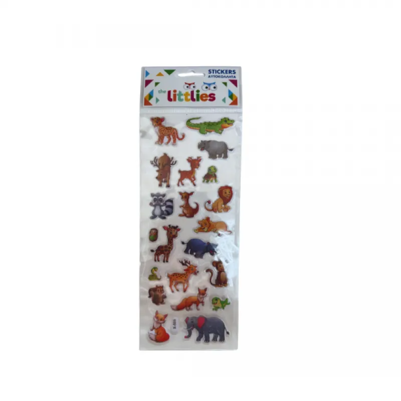 The Littlies - Αυτοκολλητάκια Glittery, Animals 808488