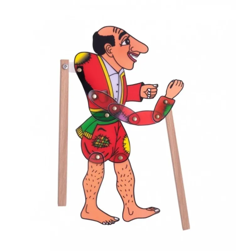Kalantzis Toys - Φιγούρα Θέατρο Σκιών, Καραγκιόζης, Κόκκινος 00100