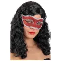 Carnival Toys - Μάσκα Ματιών Κόκκινη Με Γκλίτερ 01287