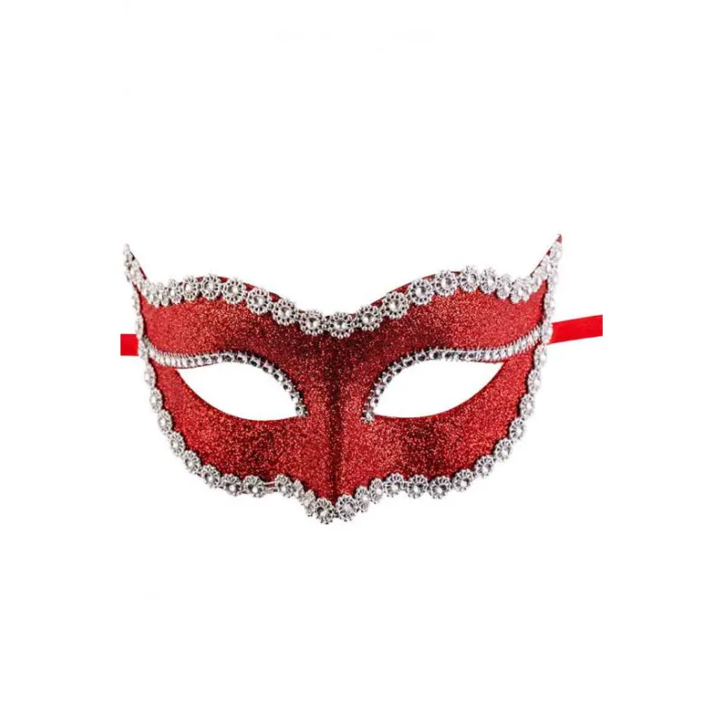Carnival Toys - Μάσκα Ματιών Κόκκινη Με Γκλίτερ 01287