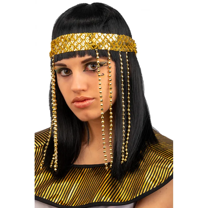 Carnival Toys - Περούκα Κλεοπάτρα Μαύρη Με Διάδημα 02115