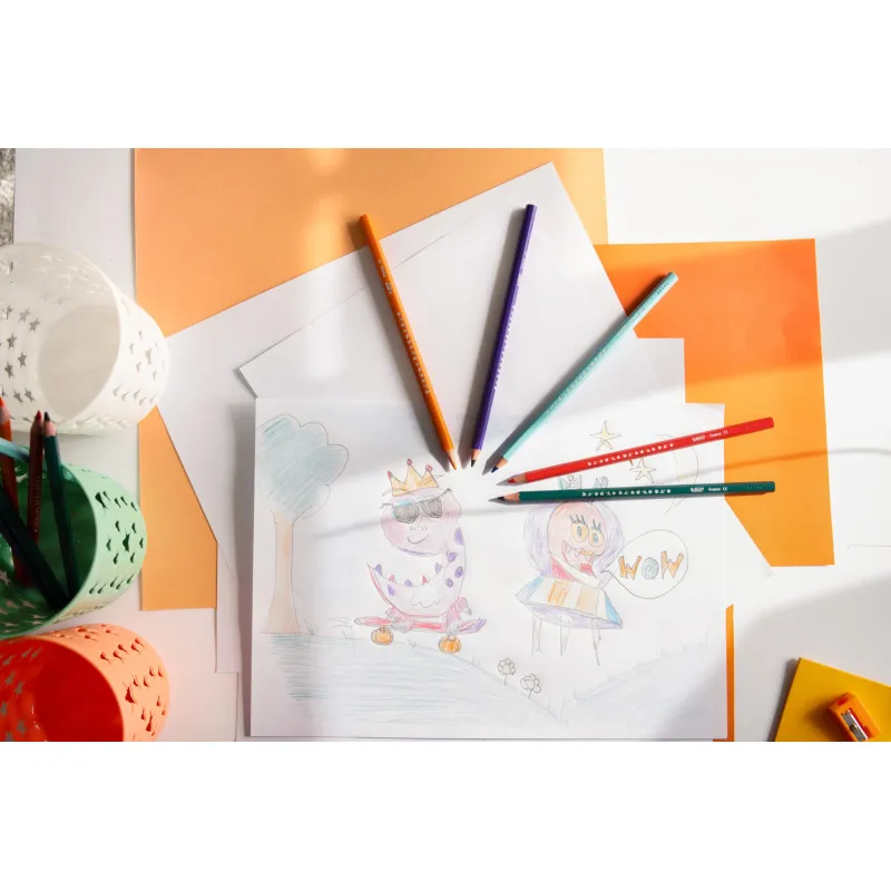 Bic - Ξυλομπογιές Kids Tropic Color 12 Τμχ 02250