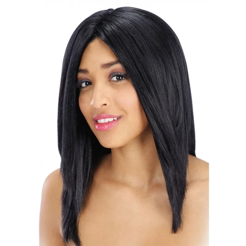 Carnival Toys - Μαύρη Περούκα Liscia Με Χωρίστρα 02569