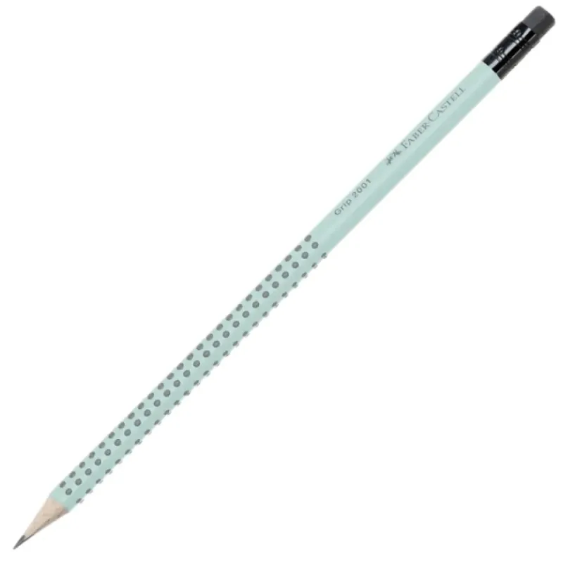 Faber Castell - Μολύβι Grip 2001 Με Γόμα, Sage 042755