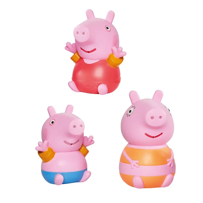 Tomy Toomies - Βρεφικό Παιχνίδι Μπάνιου Οικογένεια Peppa Pig Squirters 1000-73105