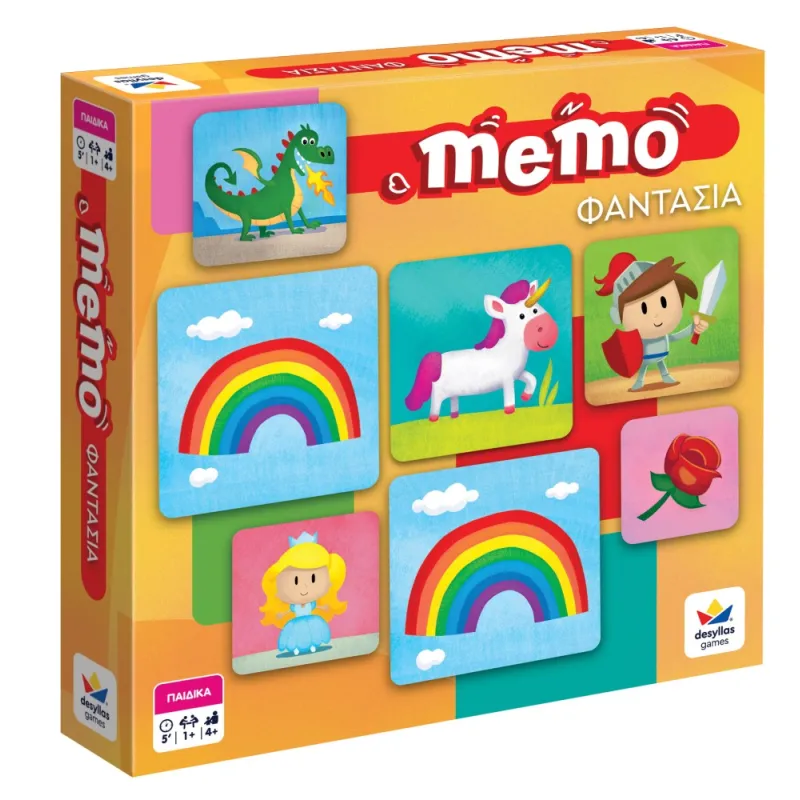 Desyllas Games - Επιτραπέζιο,  Memo, Φαντασία 101601