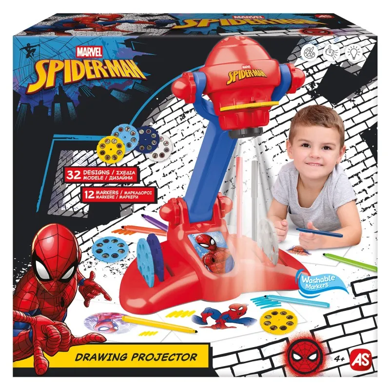AS - Προτζέκτορας Ζωγραφικής Spiderman 1028-54005