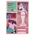 AS - Magnet Box Fantasy Dreams Dress-Up , 46 Εκπαιδευτικοί Ξύλινοι Μαγνήτες 1029-64059