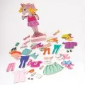 AS - Magnet Box Fantasy Dreams Dress-Up , 46 Εκπαιδευτικοί Ξύλινοι Μαγνήτες 1029-64059