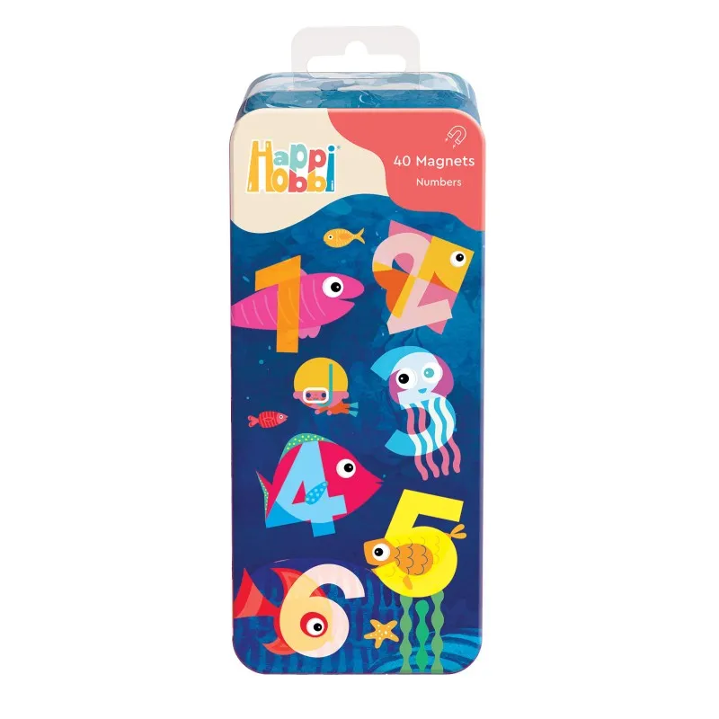 AS - HappiHobbi Magnet Tin Αριθμοί Εκπαιδευτικοί Χάρτινοι Μαγνήτες 1029-64070