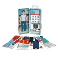 AS - HappiHobbi , Εκπαιδευτικοί Χάρτινοι Μαγνήτες City Heroes 1029-64074