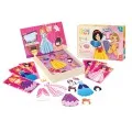 HappiHobbi - Πριγκίπισσες Dress Up 34 Εκπαιδευτικοί Χάρτινοι Μαγνήτες 1029-64081