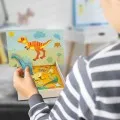 HappiHobbi - Δεινόσαυροι 45 Εκπαιδευτικοί Χάρτινοι Μαγνήτες 1029-64082