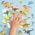 HappiHobbi - Δεινόσαυροι 45 Εκπαιδευτικοί Χάρτινοι Μαγνήτες 1029-64082