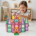 AS - HappiHobbi Μαγνητικά Τουβλάκια Princess Kingdom 50 τμχ 1029-64604