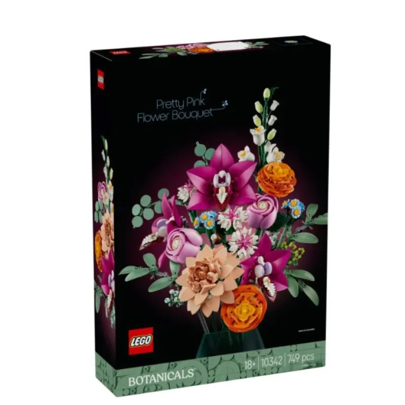 Lego The Botanical Collection - Pretty Pink Flower Bouquet 10342