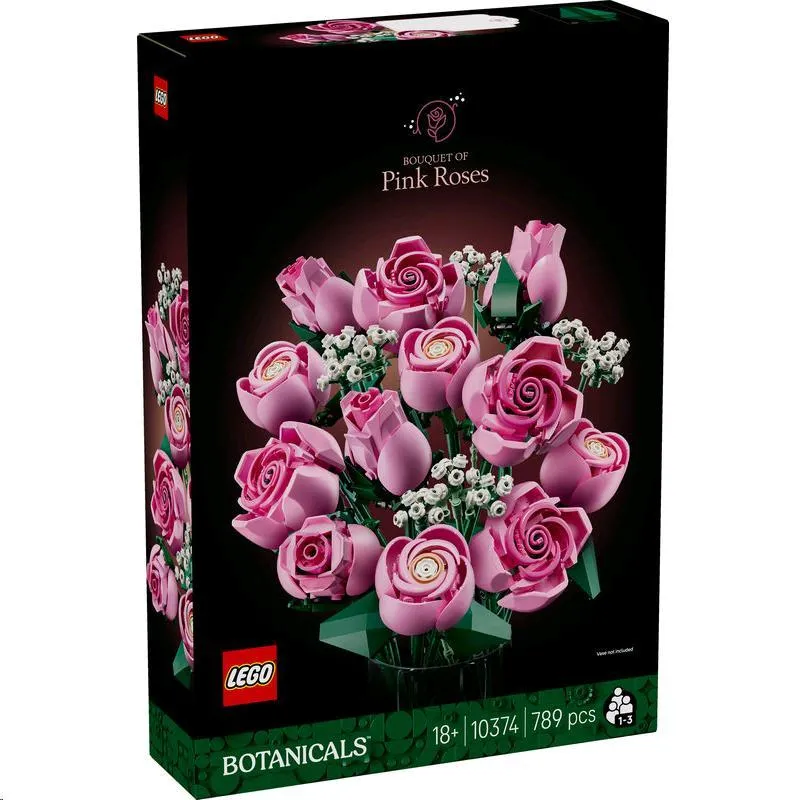Lego The Botanical Collection - Bouquet Of Pink Roses 10374