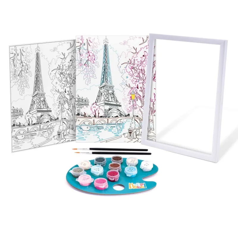AS - HappiHobbi , Paint & Frame | Paint by Numbers - Spring Paris 1038-41022
