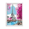 AS - HappiHobbi , Paint & Frame | Paint by Numbers - Spring Paris 1038-41022