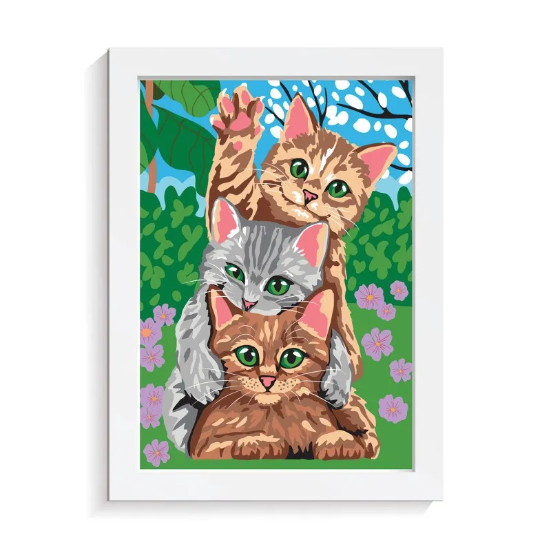 AS - HappiHobbi , Paint By Numbers Funny Kitties 1038-41026