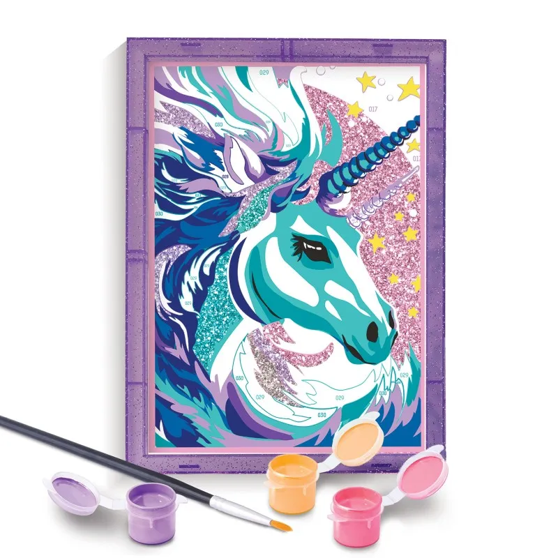 AS - HappiHobbi , Paint By Numbers Fairytale Unicorn 1038-41029