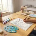 AS - HappiHobbi , Paint By Numbers Fairytale Unicorn 1038-41029