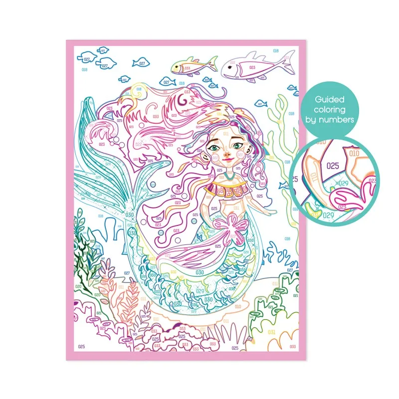 AS - HappiHobbi , Paint By Numbers Mythical Mermaid 1038-41030