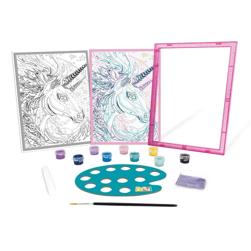 AS - HappiHobbi , Paint & Frame Paint by Numbers Fairytale Unicorn 1038-41042