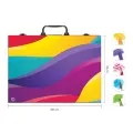AS - HappiHobbi , Κασετίνα Ζωγραφικής Deluxe Rainbow Με 100 Αξεσουάρ 1038-82057