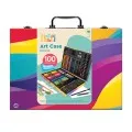 AS - HappiHobbi , Κασετίνα Ζωγραφικής Deluxe Rainbow Με 100 Αξεσουάρ 1038-82057