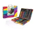 AS - HappiHobbi , Κασετίνα Ζωγραφικής Deluxe Rainbow Με 100 Αξεσουάρ 1038-82057