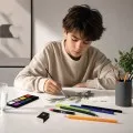 AS - HappiHobbi , Κασετίνα Ζωγραφικής Deluxe 100 Αξεσουάρ Τερατάκια 1038-82062