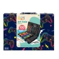 AS - HappiHobbi , Κασετίνα Ζωγραφικής Deluxe Βιντεοπαιχνίδι Με 100 Αξεσουάρ 1038-82064