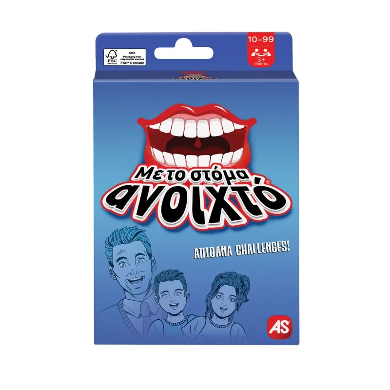 AS - Παιχνίδι Με Κάρτες, Με Το Στόμα Ανοιχτό 1040-21403
