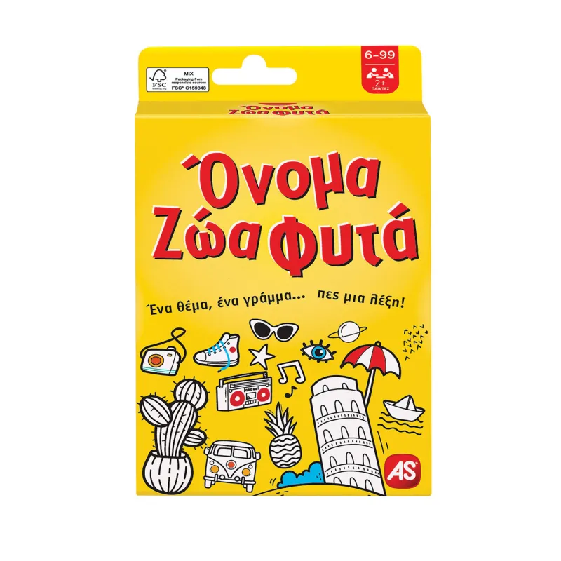 AS - Παιχνίδι Με Κάρτες, Όνομα Ζώα Φυτά 1040-21405