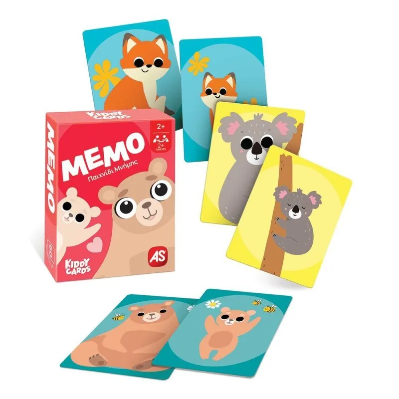 AS - Επιτραπέζιο, Kiddy Cards, Μέμο 1040-25100