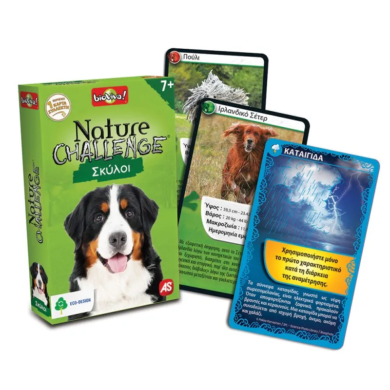 AS - Παιχνίδι Με Κάρτες Nature Challenge Ζώα, Άλογα 1040-90134