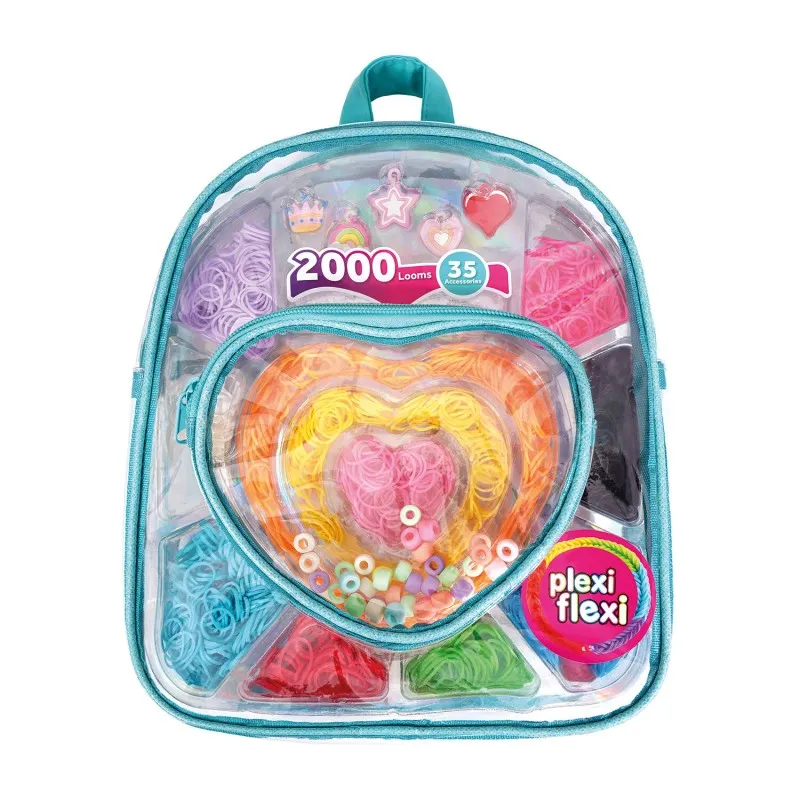 AS - HappiHobbi Σακίδιο Πλάτης Με 2000 Λαστιχάκια & 35 Αξεσουάρ 1080-25584