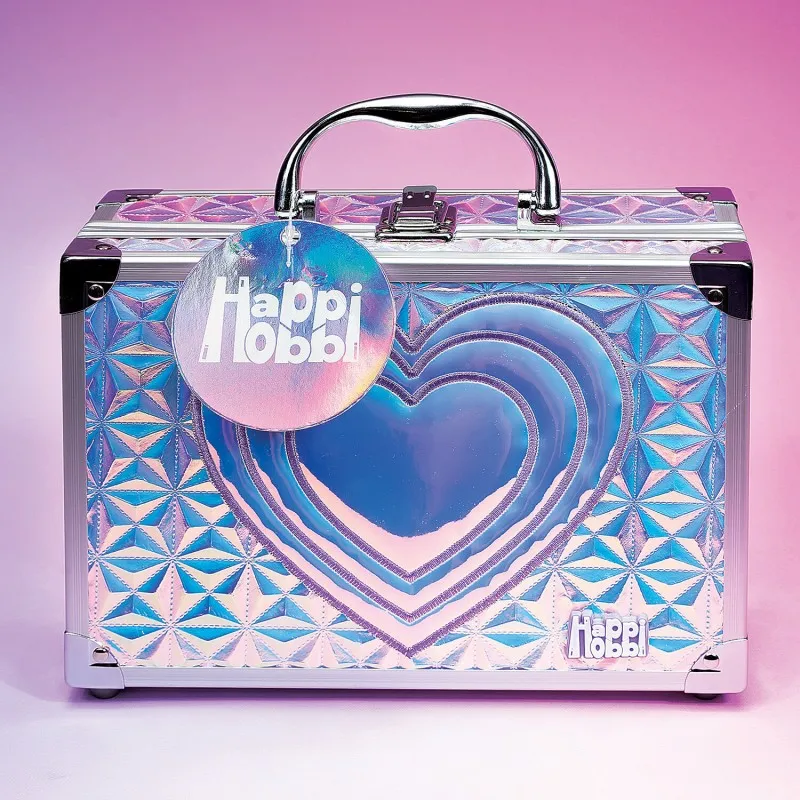 AS - HappiHobbi Θήκη Ομορφιάς Sparkle Love Με 30 αξεσουάρ 1081-60021