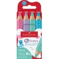 Faber Castell - Ξυλομπογιές Grippy, Pastel 4 Τμχ 110702