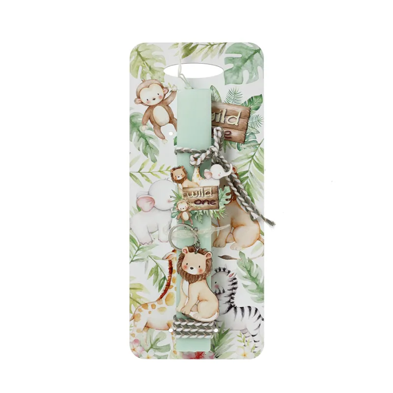 Ζήβας - Πασχαλινή Λαμπάδα Με Πλάτη, Ζώα Της Ζούγκλας 41-1111