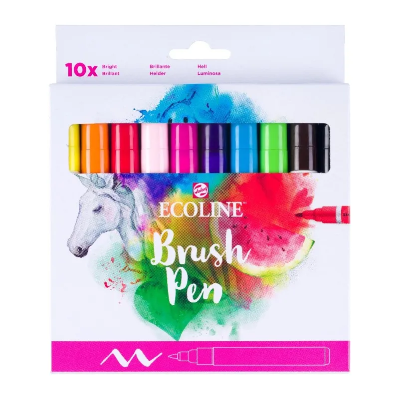 Royal Talens - Σετ Ecoline Brushpen, 10 Bright Colours 11509813