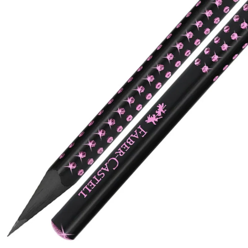 Faber Castell - Μολύβι Sparkle II Grip Midnight Ροζ 118258